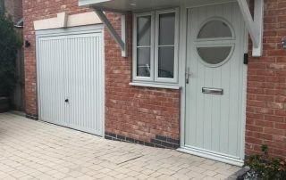 Retractable Up and Over garage door in Leicester