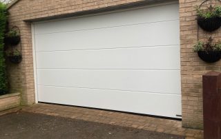 Sectional garage door Cosby Leicestershire